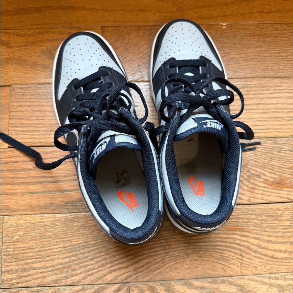 DD1391-003 Nike Dunk Low Georgetown Championship Grey Navy Wolf Gray M6 or W7.5 - Picture 6 of 6